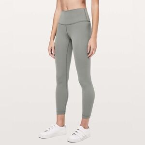 Lululemon Wunder Under High-Rise 7/8 Tight Full-On Luxtreme‎ 25" Grey Sage 8